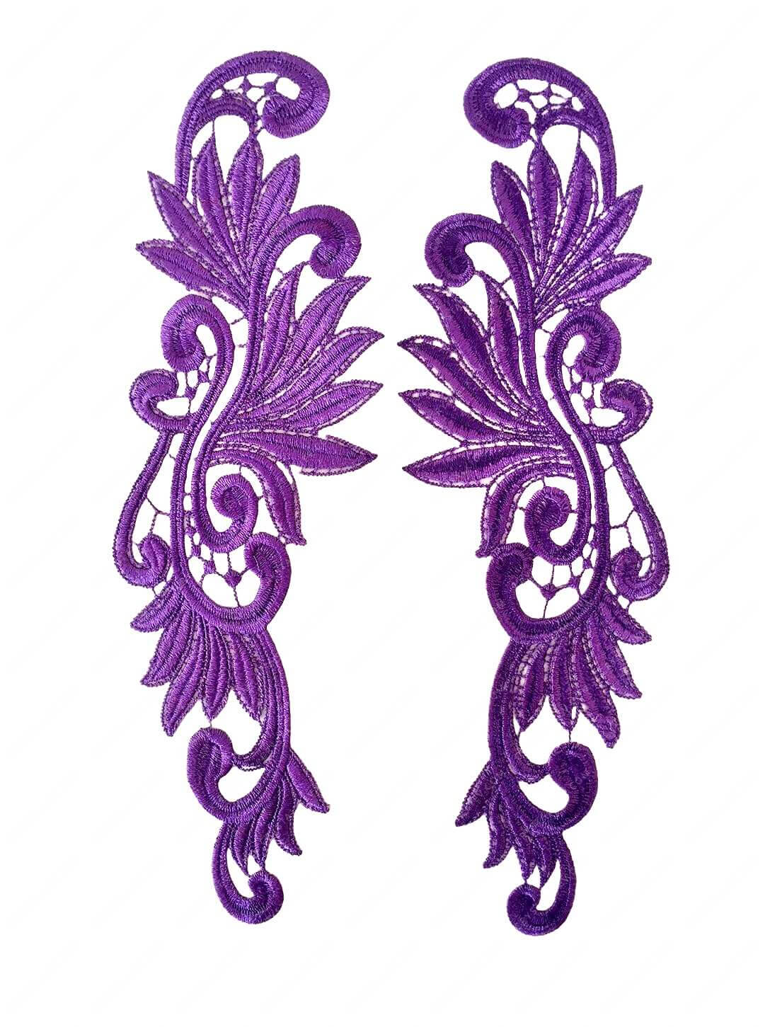 Мереживний лейс Lilac 30х9см №86